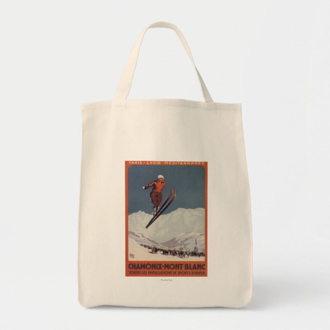 Ski Jump - PLM Olympic Promo Poster Tote Bag (Front)