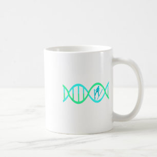 Ski Jumper Dna Ski Jumping Skier Athlete Skiing Wi Coffee Mug