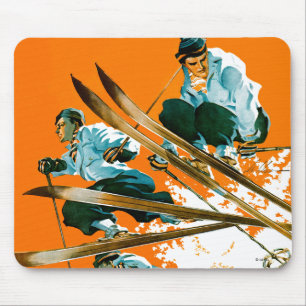 Ski Jumpers by Ski Weld Mouse Pad