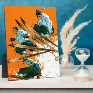 Ski Jumpers by Ski Weld Plaque