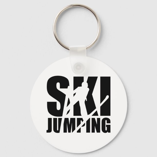 Ski jumping key ring (Front)