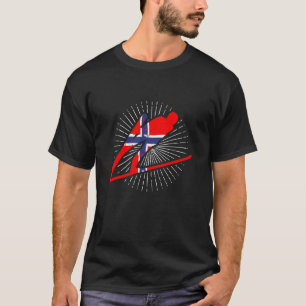 Ski jumping Norway ski flying winter sports ski ju T-Shirt