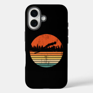 Ski Jumping Retro Ski Jumper Gift iPhone 16 Case