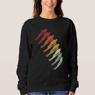 Ski jumping vintage ski flying ski vacation ski sk sweatshirt