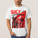 Ski Jumping Winter Sport Snowblade T-Shirt<br><div class="desc">Ski Jumping Winter Sport Snowblade T-Shirt
 Illustration & design by Poramit</div>