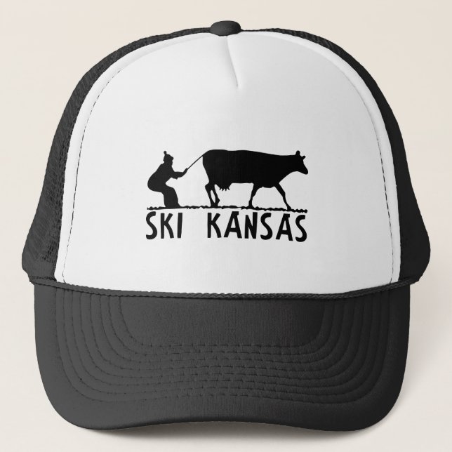 Ski Kansas Trucker Hat (Front)