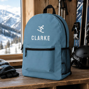Ski Kit Backpack Custom Skier Name Sport Bag