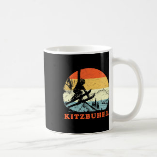 Ski Kitzbuhel, Austria Vintage Snow Skiing Vacatio Coffee Mug