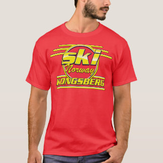 ski Kongsberg Norway 80s vibe T-Shirt