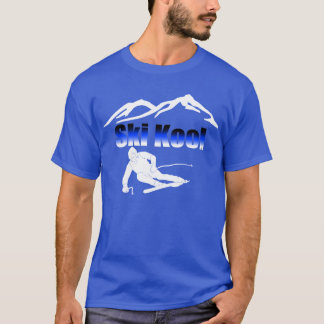Ski Kool royal blue tee