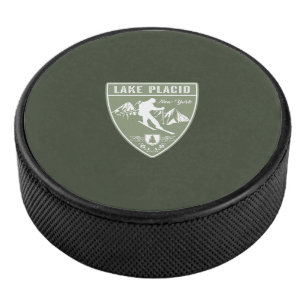 Ski Lake Placid New York Hockey Puck