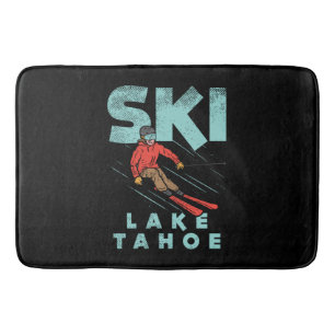 Ski Lake Tahoe Bath Mat