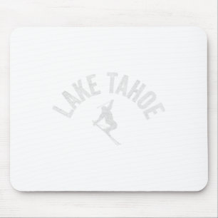 Ski Lake Tahoe Ca Alpine Ski Vintage Ski Tahoe Ca  Mouse Pad