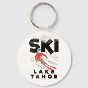 Ski Lake Tahoe Design Skiing, Lake Tahoe  Key Ring