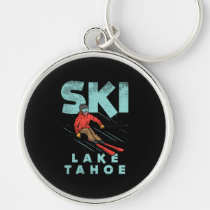 Ski Lake Tahoe Key Ring