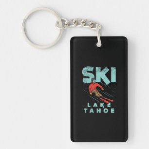 Ski Lake Tahoe Key Ring