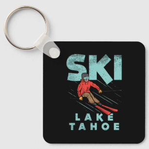 Ski Lake Tahoe Key Ring