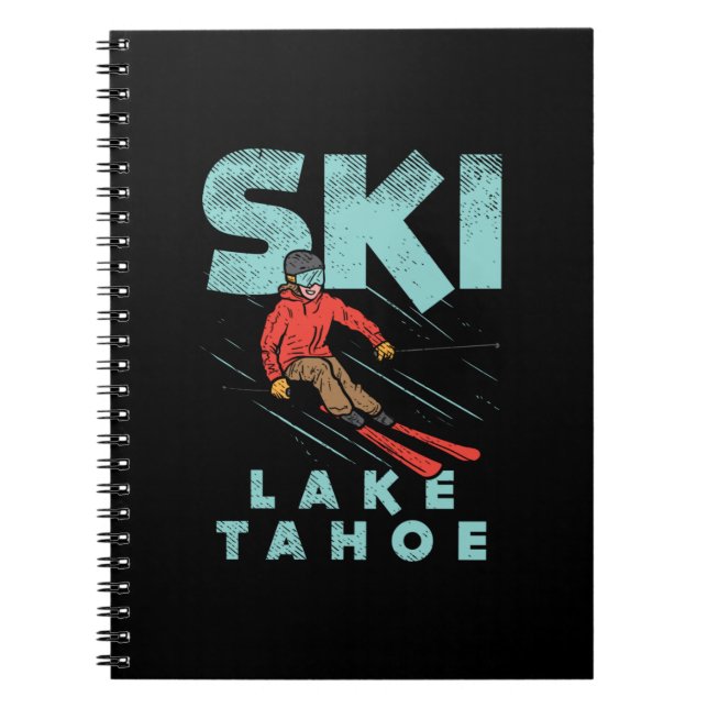Ski Lake Tahoe Notebook (Front)