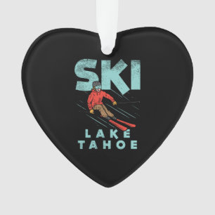Ski Lake Tahoe  Ornament
