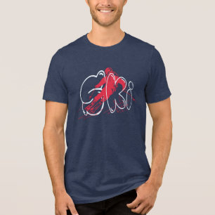 "Ski Life T-Shirt: Hit the Slopes in Style" Tri-Blend Shirt