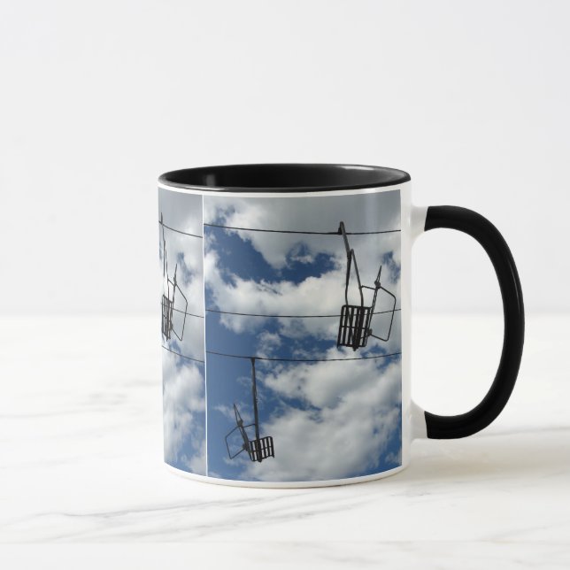 Ski Lift and Sky Mug (Right)