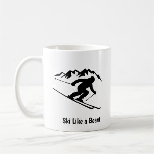 "Ski Like a Beast" Coffee Mug