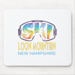 Ski Loon Mountain New Hampshire Skiing Vacation Mouse Pad