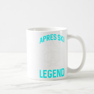 Ski Lover Funny Skier Apres Ski Legend Winter Skii Coffee Mug