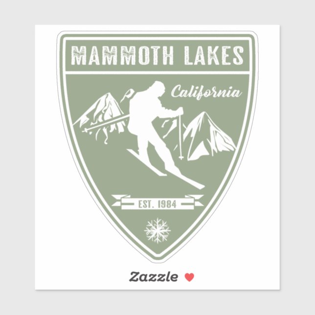 Ski Mammoth Lakes California (Sheet)