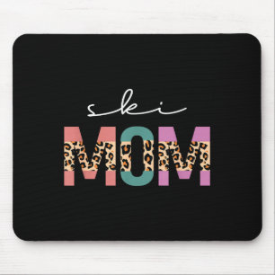 Ski mom funny skiier gift ski skier skiing mom mouse pad