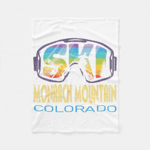 Ski Monarch Mountain Colorado Skiing Vacation Fleece Blanket