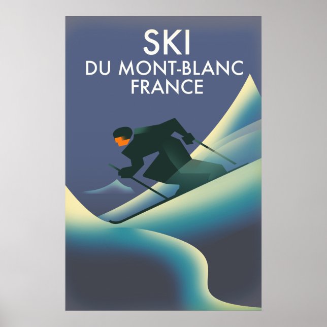 Ski Mont Blanc France Poster (Front)