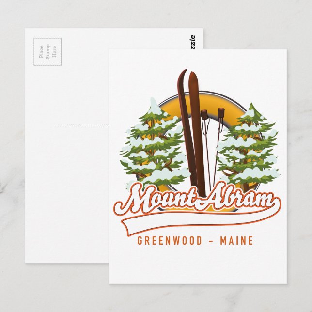 Ski Mount Abram Greenwood Postcard (Front/Back)