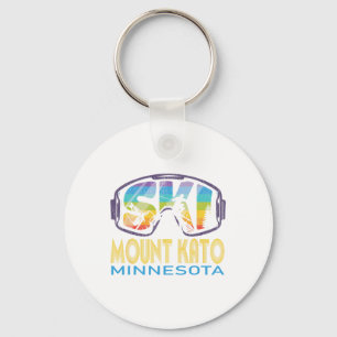 Ski Mount Kato Minnesota Skiing Vacation  Key Ring