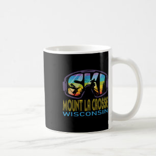 Ski Mount La Crosse Wisconsin Skiing Vacation  Coffee Mug