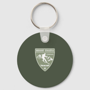 Ski Mount Shasta California Key Ring