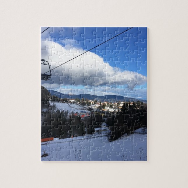 Ski Mountain Jigsaw Puzzle (Vertical)