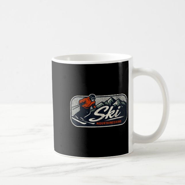 Ski mountaineering  coffee mug (Right)