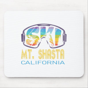 Ski Mt Shasta California Skiing Vacation Mouse Pad