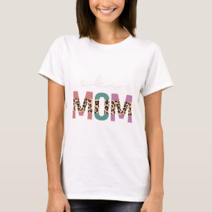 Ski Mum Funny Skiier Gift Ski Skier Skiing Mum Leo T-Shirt
