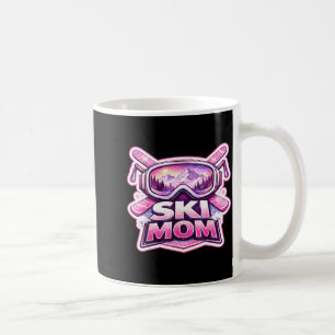 Ski mum skiing mother's day skier mama winter coffee mug