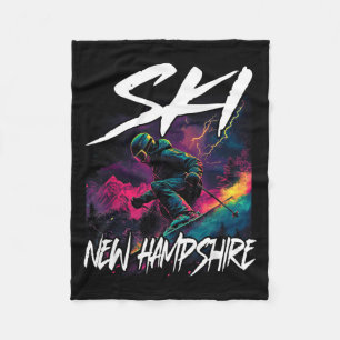 Ski new hampshire downhill skiing new hampshire us fleece blanket