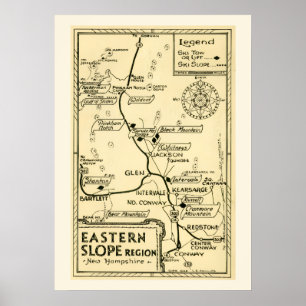 Ski New Hampshire - Eastern Slope Poster