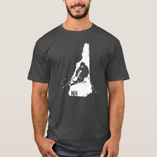 Ski New Hampshire T-Shirt (Front)
