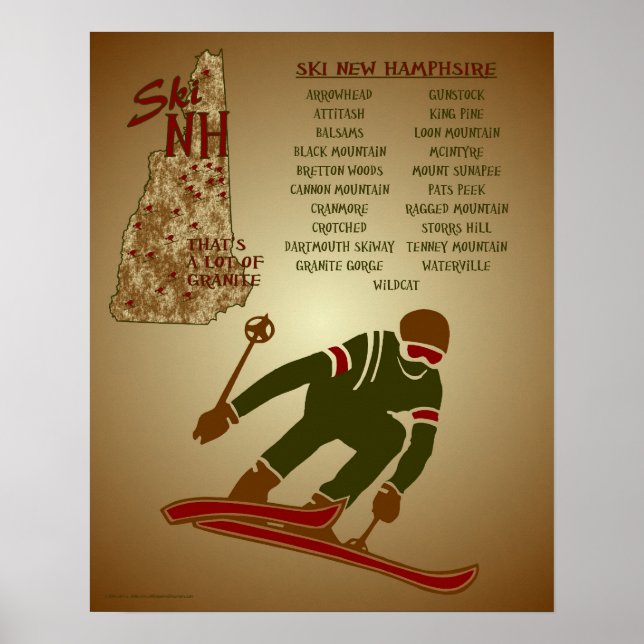 Ski NH Poster Friends Discount (Front)