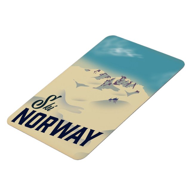 Ski Norway Magnet (Left Side)