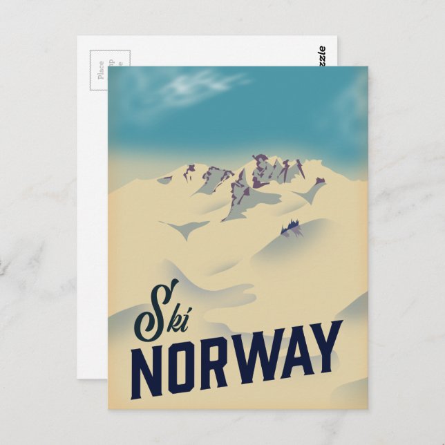Ski Norway Postcard (Front/Back)