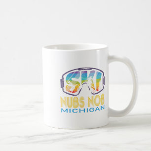 Ski Nubs Nob Michigan Skiing Vacation  Coffee Mug