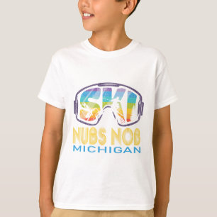 Ski Nubs Nob Michigan Skiing Vacation  T-Shirt