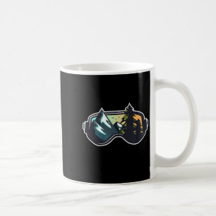 Ski oberammergau mountain skiing t men and women  coffee mug